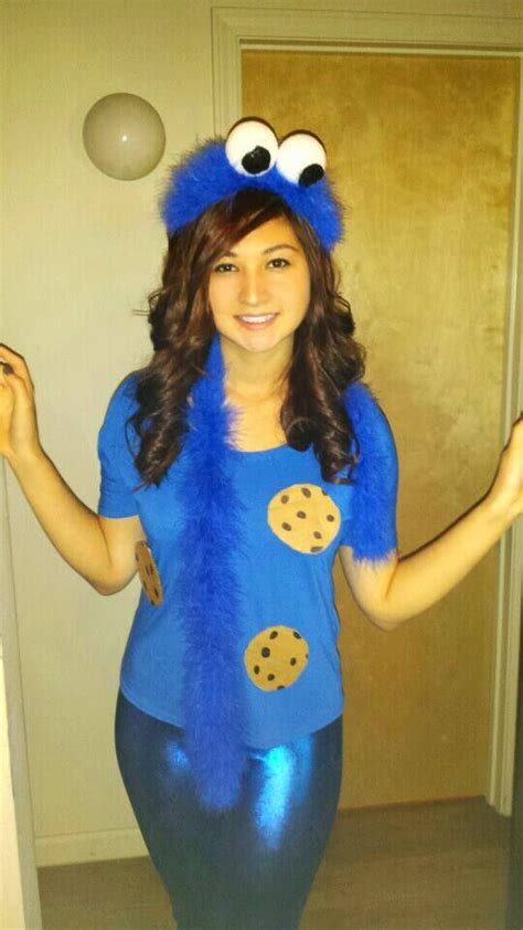 cookie monster costume diy karneval kostüm
