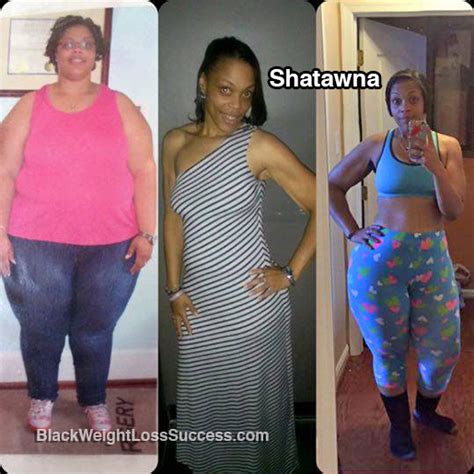 Shatawna Lost More Than 200 Pounds Black Weight Loss Success