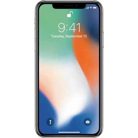 Apple Iphone X256gb Silver Withfacetime Certified Pre Owned