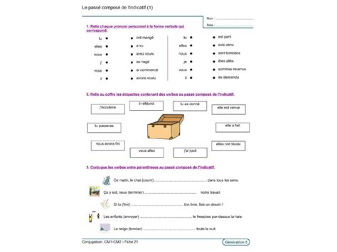 Des exercices de conjugaison français cm1 variés. Evolu Fiches - Conjugaison (CM1-CM2)