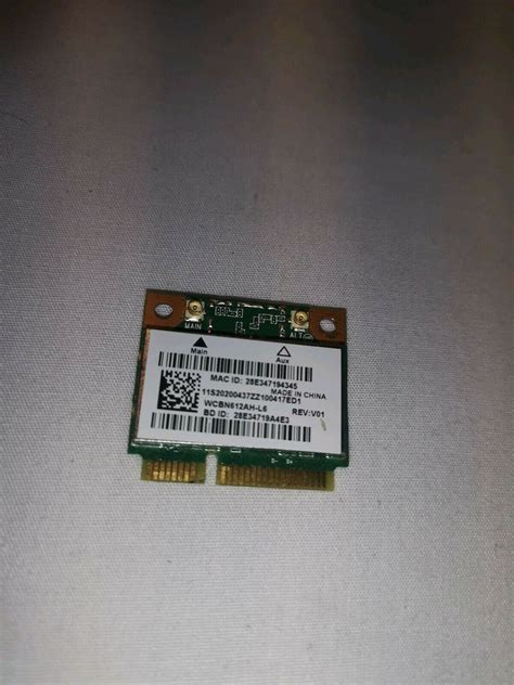Jun 14, 2021 · people online think that i have great disdain for card counters. QCWB335 GENUINE ORIGINAL ACER WIRELESS CARD ASPIRE E1-771 E1-771-6458 (CA79) - Internal Network ...