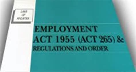 Terms and conditions of employment. Malaysian Bar Wants Employment Act 1955 To Be Amended To ...