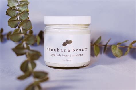 Eucalyptus Shea Body Butter — hanahana beauty | Shea body butter, Body butter, Rosehip oil