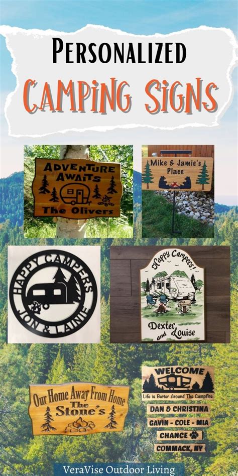 7 Personalized Camping Signs Making You The Envy At The Campground
