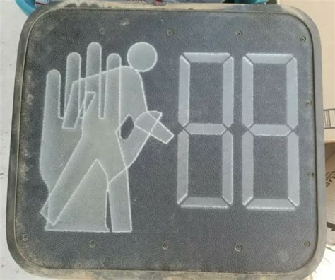 Traffic Signal Pedestrian Led Countdown Dialight Intertek 430 6479