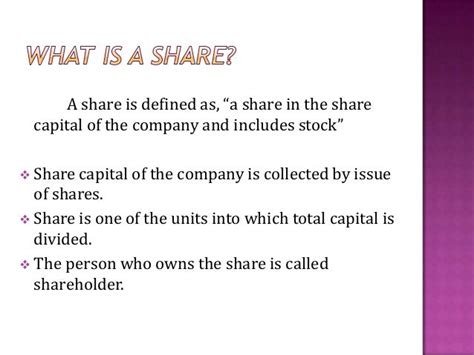 Shares And Its Types