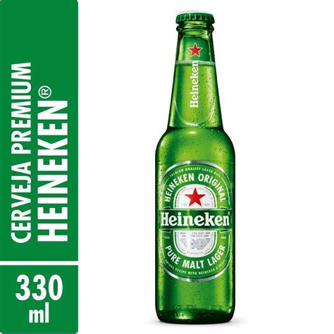 Cerveja Heineken Puro Malte Lager Long Neck 330ml Zona Sul