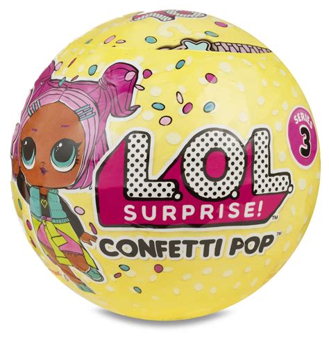 Lol Surprise Confetti Pop 3 Pack Beatnik Babedoll Lol Surprise