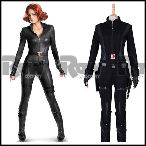 Customized Movie The Avengers 2 Natasha Romanoff Black Sexy Cosplay