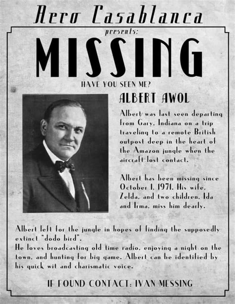 missing poster template old