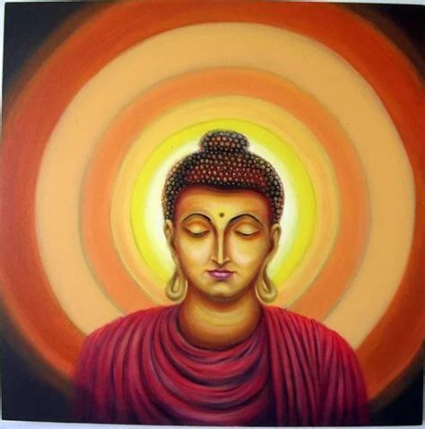 Gautama Buddha Face Paintings