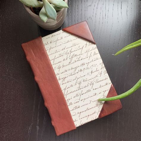 Old Italian Leather Journal, an antique-style leather writing journal - Blue Sky Papers