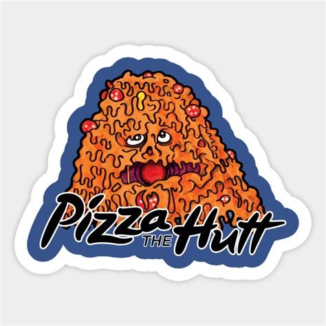 Pizza The Hutt Spaceballs Jabba Pegatina Teepublic Mx