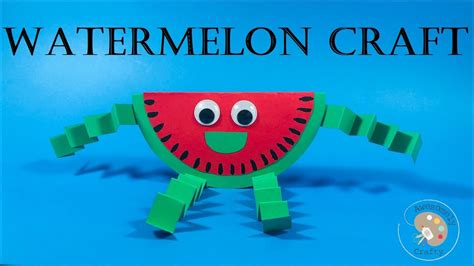 Watermelon Craft For Kids Fruit Craft For Kids Easy Kids Crafts