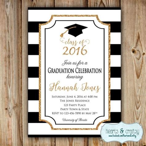 Free Printable High School Graduation Invitations Templates