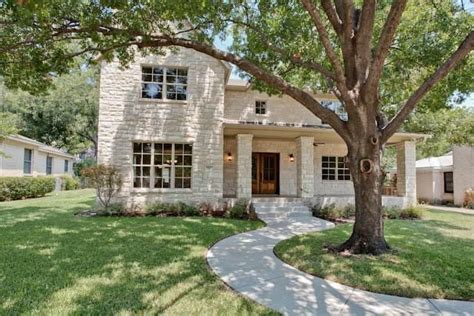 Grand Austin Stone Home In North Ridge Estates Dallas Texas 75214