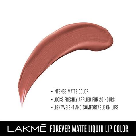 Buy Lakme Forever Matte Liquid Lip Colour Nude Myth 56 Ml Online At