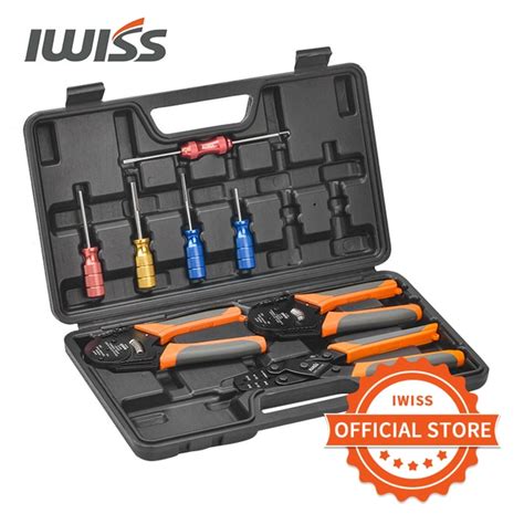 Iwiss Kit Dc02 Deutsch Automotive Connector Crimping Plier For Male