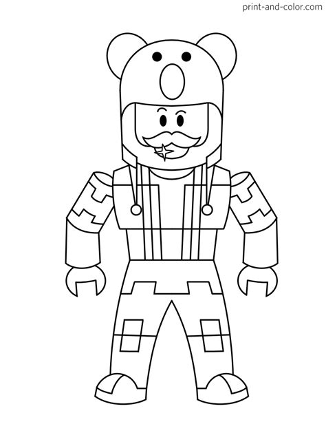 Please add to the contents of this page, but only images that pertain to the article. Roblox coloring pages | Print and Color.com