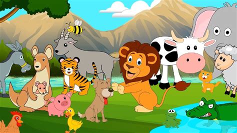 Animal Sounds Song For Toddlers Learn About Animals And Their Names