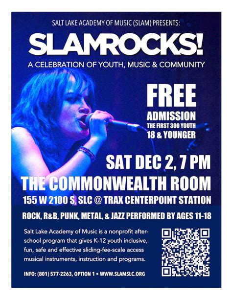 Slamrock At The Commonwealth Room The Commonwealth Room West Valley