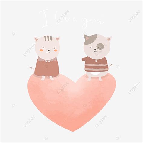 Love Couple Anime Vector Hd Images Big Isolated Cartoon Cute Animals