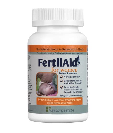 Fertilaid For Women Natural Fertility Supplement Capsules