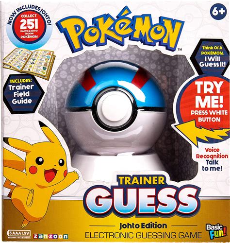 Pokémon Trainer Guess Johto Edition Outdoor Fun Gears