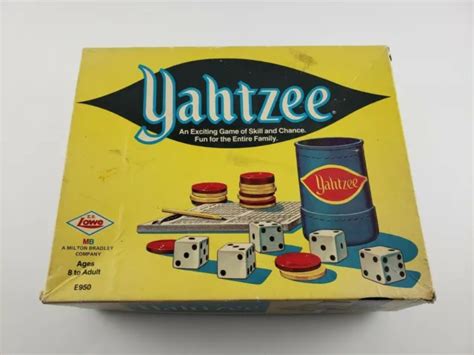 Vintage Yahtzee Game Milton Bradley Es Lowe 1973 649 Picclick
