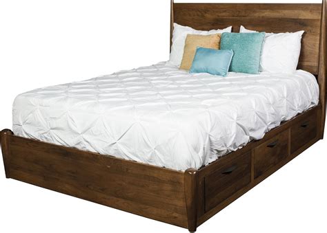 Amish Kenton Panel Storage Bed From Dutchcrafters Amish Furniture