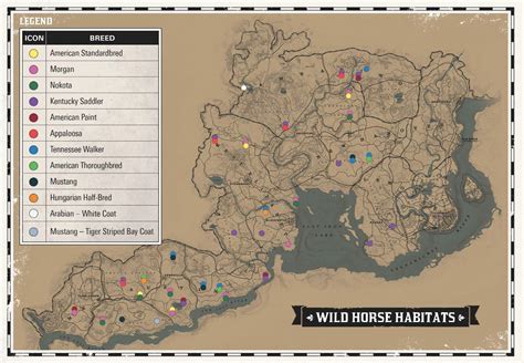All horse locations for red Dead redemption 2 | PlayStation Friends! Amino