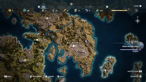 Assassin S Creed Odyssey Map All Regions Discovered R Assassinscreed