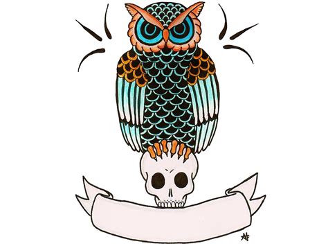 Evil Owl Tattoo Adding A Dark And Mysterious Element To Your Body Art