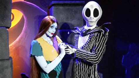 Jack Skellington And Sally Meet And Greet At Mickeys Not So Scary