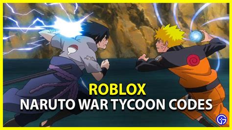 Naruto War Tycoon Codes May 2023 Gamer Tweak