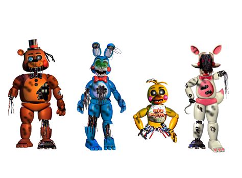 Fnaf Speed Edit Withered Animatronics With Toy Animatronics Parts My Xxx Hot Girl