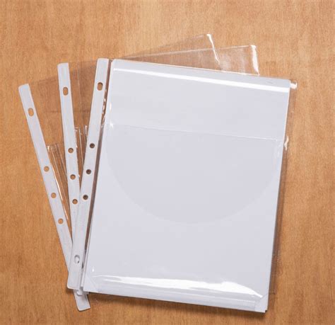 Expandable Heavy Duty Sheet Protectors With Flap Closure Letter Size