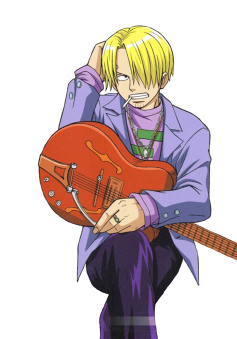 Sanjifull Guitar Render By Frankyzaraki On Deviantart Anime One