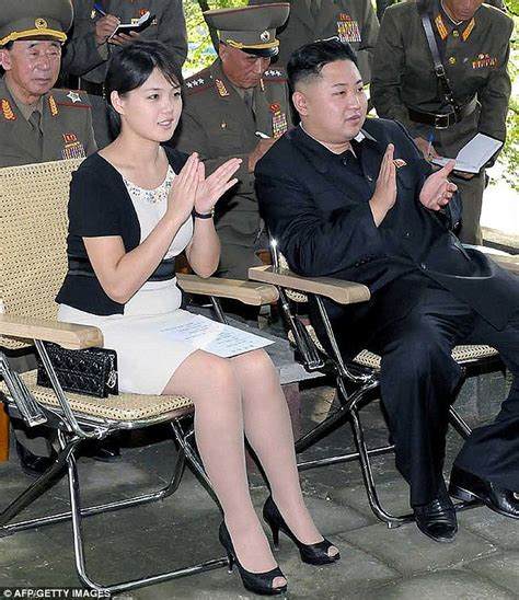 North Koreas First Lady Ri Sol Ju With £1000 Christian Dior Bag Daily Mail Online