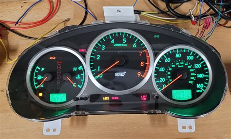 04 07 Sti Cluster Color Change Aarons Subie Electronics