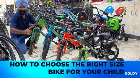 How To Choose The Right Size Bike For Your Child Goldy Youtube
