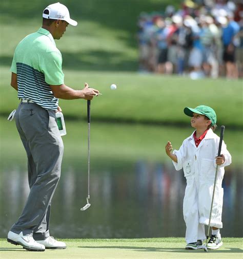 Let's meet mom and dad. Tiger Woods enjoys time with kids at Par-3 Contest | 2021 ...