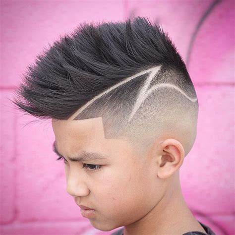 Find out what hairstyle will suit your boy and how to make it take as little effort and time as possible. Cool kids & boys mohawk haircut hairstyle ideas 41 - Fashion Best
