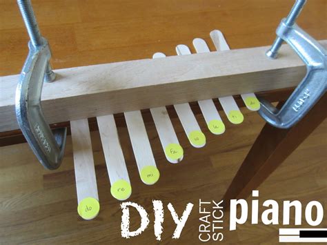 Relentlessly Fun Deceptively Educational Diy Craft Stick Piano