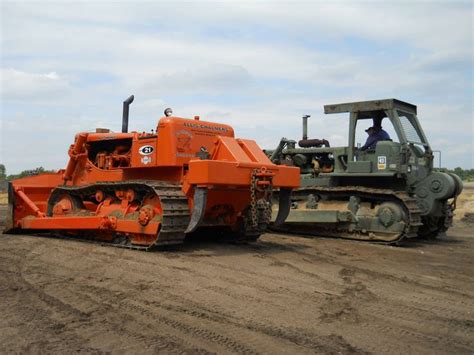 Allis Chalmers Hd 21 Crawler Tractor And A Competitive Machine In The