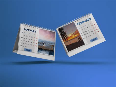Desk Calendar Design On Behance