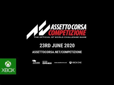 Assetto Corsa Competizione Release Date Announcement Trailer