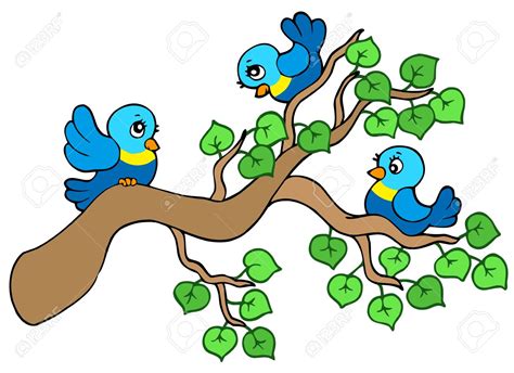 Birds On A Tree Limb Clipart 20 Free Cliparts Download Images On