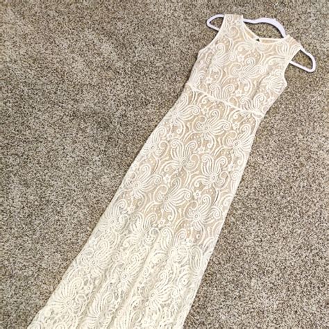 Enfocus Studio Dresses Womens White Lace Dress Poshmark