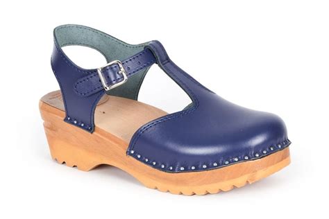 Swedish Clog Sandal Nelly Clogs In Navy Blue Troentorp Clogs Sweden